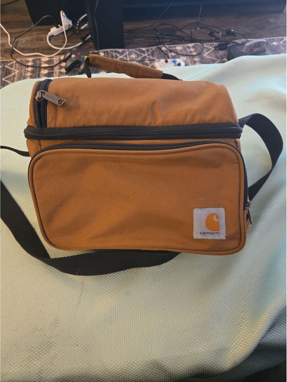 Carhartt Deluxe Insulated Lunch Cooler Bag, Carhartt Brown